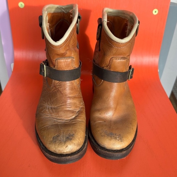 Santa Rosa vintage style reworked engineer boots SZ 8.5 by Zip Stevenson - Picture 3 of 7